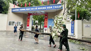 Hà Nội: Chủ động phương án bảo đảm an toàn cho học sinh, giáo viên khi mưa bão