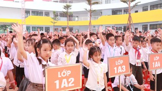 Trường Tiểu học Bùi Quốc Khái: Tiếp nhận 1.112 học sinh bắt đầu năm học mới