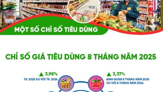 Những con số 'biết nói': Tổng mức bán lẻ hàng hóa 8 tháng năm 2025 ước tăng 12,6%