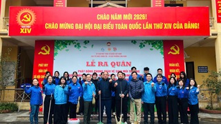 Phường Lĩnh Nam vệ sinh môi trường các khu vực đất công và điểm tồn rác