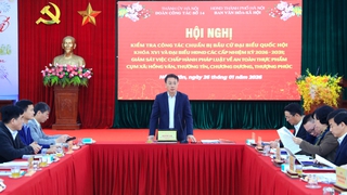 Chuẩn bị đầy đủ các điều kiện, bảo đảm ngày bầu cử thực sự là ngày hội của toàn dân