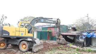 Phường Hoàng Mai cưỡng chế giải phóng mặt bằng Dự án đường nối tiếp từ Khu đô thị Đồng Tàu đến đường Giải Phóng