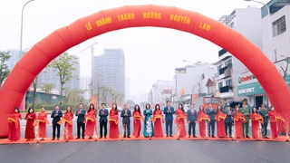 Phường Phúc Lợi khánh thành, khởi công 3 công trình chào mừng thành công Đại hội XIV của Đảng