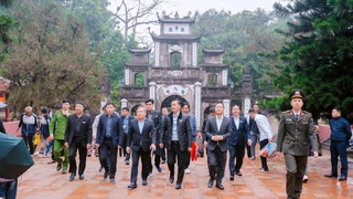 Chủ tịch UBND thành phố Hà Nội kiểm tra công tác tổ chức Lễ hội Du lịch Chùa Hương