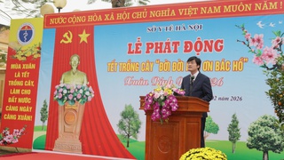 Ngành Y tế Hà Nội giao ban đầu Xuân và phát động Tết trồng cây 2026
