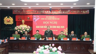 Công an thành phố Hà Nội đảm bảo tuyệt đối an toàn dịp Tết Nguyên đán Bính Ngọ 2026