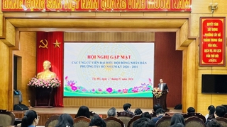 Tây Hồ gặp mặt các ứng cử viên đại biểu HĐND phường