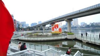 Hồ Đống Đa “thay áo mới” sau hơn một năm cải tạo, sẵn sàng phục vụ Nhân dân vui xuân đón Tết