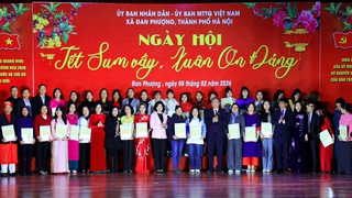 Chủ tịch HĐND Thành phố Phùng Thị Hồng Hà dự Ngày hội “Tết sum vầy - Xuân ơn Đảng” tại xã Đan Phượng