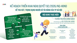 Triển khai thực hiện quy định về cơ chế, chính sách thu hút, trọng dụng người có tài năng