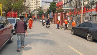 Tổng vệ sinh hạ tầng giao thông, đô thị, chỉnh trang cảnh quan môi trường phục vụ bầu cử