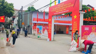 Phường Lĩnh Nam: Đồng loạt tổng vệ sinh môi trường chào mừng ngày bầu cử
