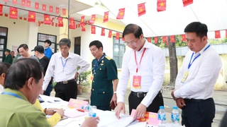 95% cử tri phường Vĩnh Hưng đã hoàn thành bỏ phiếu