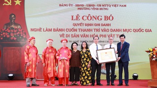 Nghề làm bánh cuốn Thanh Trì được ghi danh Di sản văn hóa phi vật thể Quốc gia