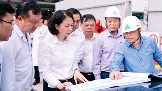 Phó Chủ tịch UBND Thành phố Vũ Thu Hà kiểm tra tiến độ triển khai các dự án y tế trọng điểm