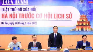 Xây dựng những cơ chế đặc thù đột phá để Hà Nội phát triển giai đoạn tới