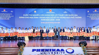 Khai mạc Cuộc thi Nghiên cứu khoa học, kỹ thuật cấp quốc gia dành cho học sinh