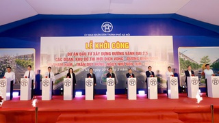 Hà Nội khởi công xây dựng 2,26km đường Vành đai 2.5