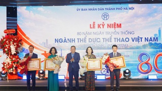 Hà Nội kỷ niệm 80 năm Ngày truyền thống Ngành Thể dục thể thao Việt Nam