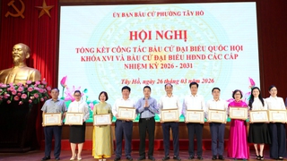 Tây Hồ tổng kết công tác bầu cử Đại biểu Quốc hội khóa XVI và đại biểu HĐND các cấp