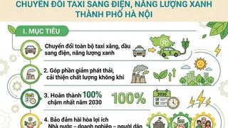 Chuyển đổi phương tiện taxi sử dụng nhiên liệu hóa thạch sang sử dụng điện, năng lượng xanh