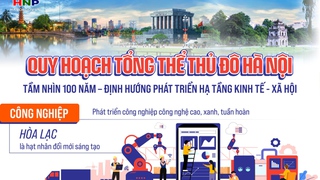 QUY HOẠCH TỔNG THỂ THỦ ĐÔ HÀ NỘI: Tầm nhìn 100 năm - Định hướng phát triển hạ tầng kinh tế, xã hội
