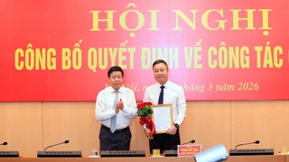 Đồng chí Nguyễn Trọng Minh được bổ nhiệm Phó Chánh Văn phòng UBND thành phố Hà Nội