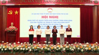 MTTQ Thành phố quán triệt kế hoạch thực hiện Nghị quyết 02-NQ/TW, tổng kết công tác bầu cử