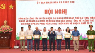 Phúc Thọ tổng kết công tác tuyển chọn công dân nhập ngũ năm 2026