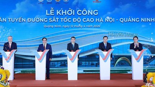 Khởi công dự án tuyến đường sắt tốc độ cao Hà Nội - Quảng Ninh