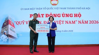 Hà Nội phát động ủng hộ Quỹ “Vì biển, đảo Việt Nam” năm 2026