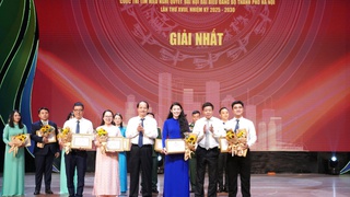 Đổi mới tuyên truyền Nghị quyết Đại hội XVIII: Sôi nổi vòng chung khảo cuộc thi tìm hiểu toàn thành phố Hà Nội
