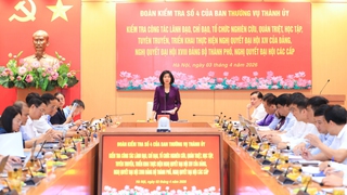 Chủ tịch HĐND Thành phố Phùng Thị Hồng Hà: Đã nói là làm, đã làm phải xong, phải có kết quả định lượng cụ thể