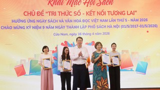 Phường Cửa Nam khai mạc Hội sách hưởng ứng Ngày Sách và Văn hóa đọc Việt Nam lần thứ 5