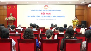 1.520 cán bộ Mặt trận Hà Nội được tập huấn bảo vệ bí mật nhà nước