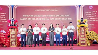 Kết nối cung cầu qua không gian quảng bá đặc sản làng nghề xã Bình Minh
