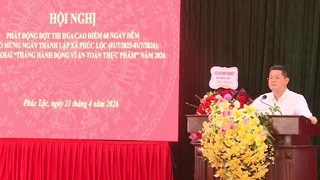 Xã Phúc Lộc nhiều hoạt động thiết thực kỷ niệm 1 năm thành lập