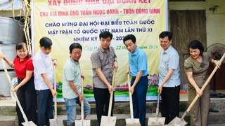 Xã Ứng Hòa khởi công xây nhà Đại đoàn kết cho hộ khó khăn
