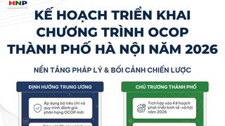 Triển khai Chương trình OCOP Hà Nội năm 2026