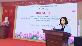 Tập huấn nâng cao năng lực đội ngũ hòa giải viên lao động xã, phường