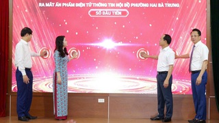 Phường Hai Bà Trưng ra mắt ấn phẩm điện tử Thông tin nội bộ