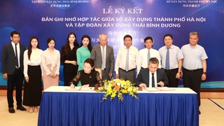 Hà Nội ký kết hợp tác phát triển hạ tầng với Tập đoàn Xây dựng Thái Bình Dương