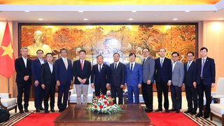 Chủ tịch Hà Nội Vũ Đại Thắng tiếp đoàn đại biểu tỉnh Yamanashi, Nhật Bản