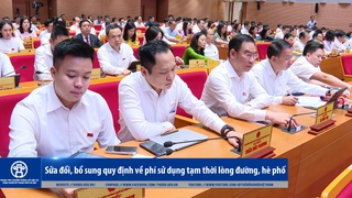 Sửa đổi, bổ sung quy định về phí sử dụng tạm thời lòng đường, hè phố