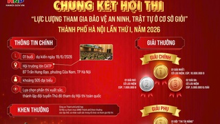 Chung kết Hội thi “Lực lượng tham gia bảo vệ an ninh, trật tự ở cơ sở giỏi”