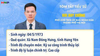 Đồng chí Bùi Duy Cường được bầu giữ chức Phó Chủ tịch UBND thành phố Hà Nội