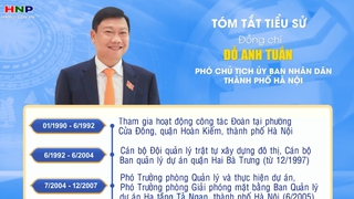 Đồng chí Đỗ Anh Tuấn được bầu giữ chức Phó Chủ tịch UBND thành phố Hà Nội