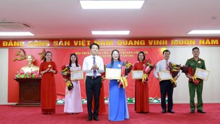 Chung khảo Hội thi Báo cáo viên, tuyên truyền viên giỏi phường Dương Nội
