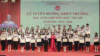 Tuyên dương, khen thưởng học sinh giỏi Thủ đô năm học 2025-2026