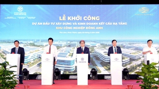 Khởi công Dự án đầu tư xây dựng và kinh doanh kết cấu hạ tầng Khu công nghiệp Đông Anh